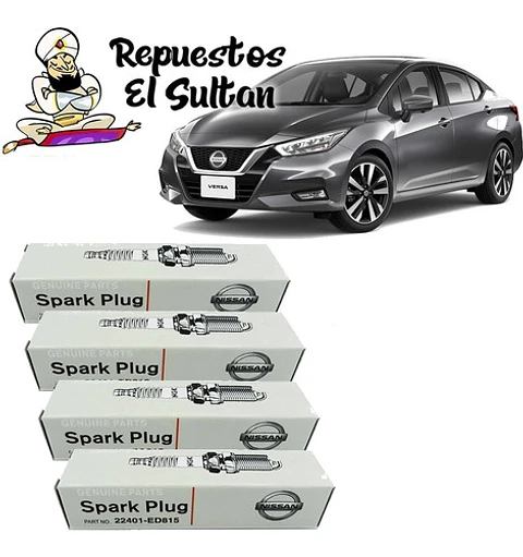 Bujias Originales Iridio Nissan New Versa 2019 - 2022