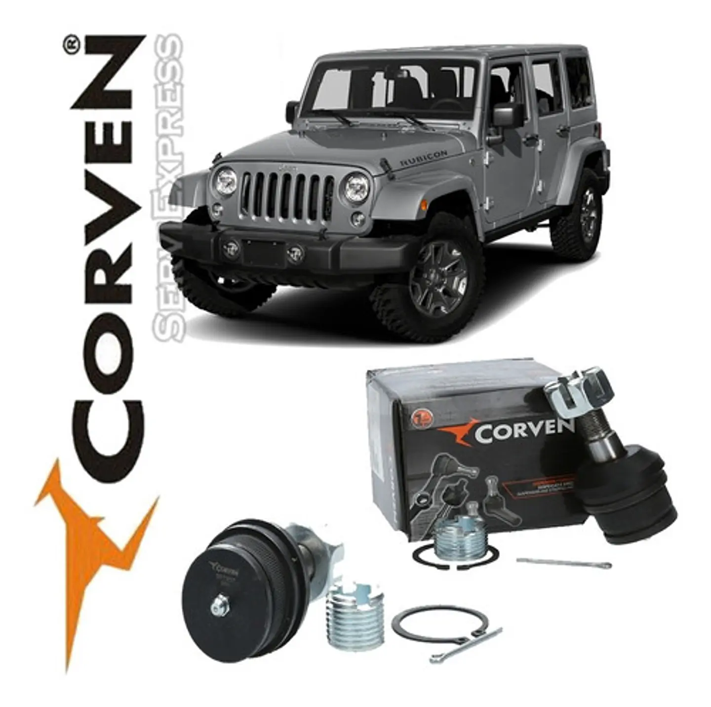 Par Rotulas Inferior Bandeja Jeep Wrangler Del 2007 Al 2018 1