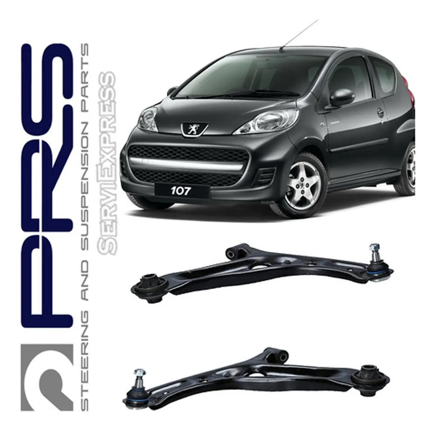 Par De Bandejas Delanteras Izquierda Y Derecha Peugeot 107 1