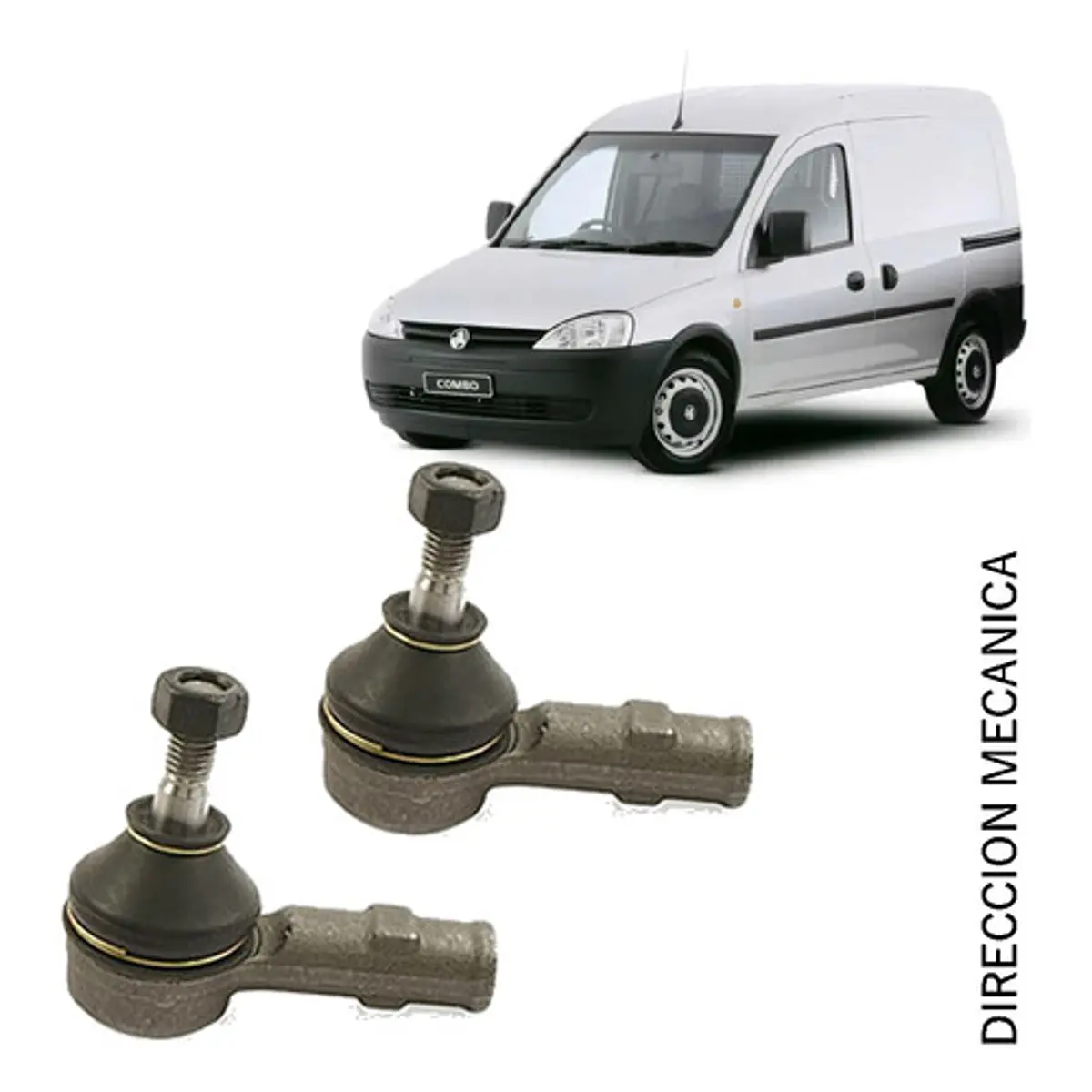 Terminales Chevrolet Combo Van 2003-2013 Dir Mecanica . Par