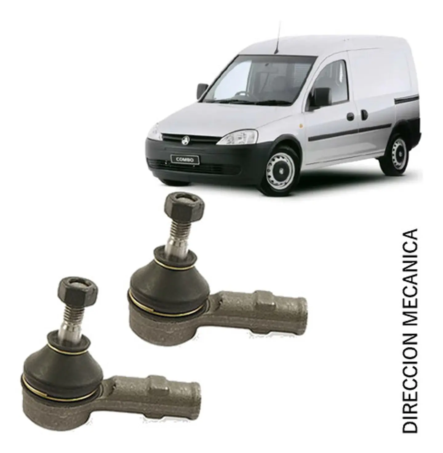 Terminales Chevrolet Combo Van 2003-2013 Dir Mecanica . Par 1