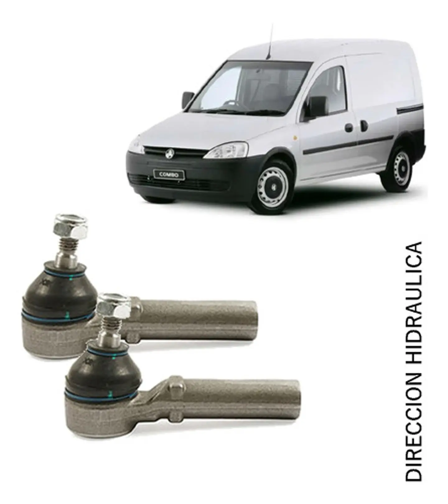 Terminales Chevrolet Combo Van 2003-2013 Dir Hidraulica. Par 1