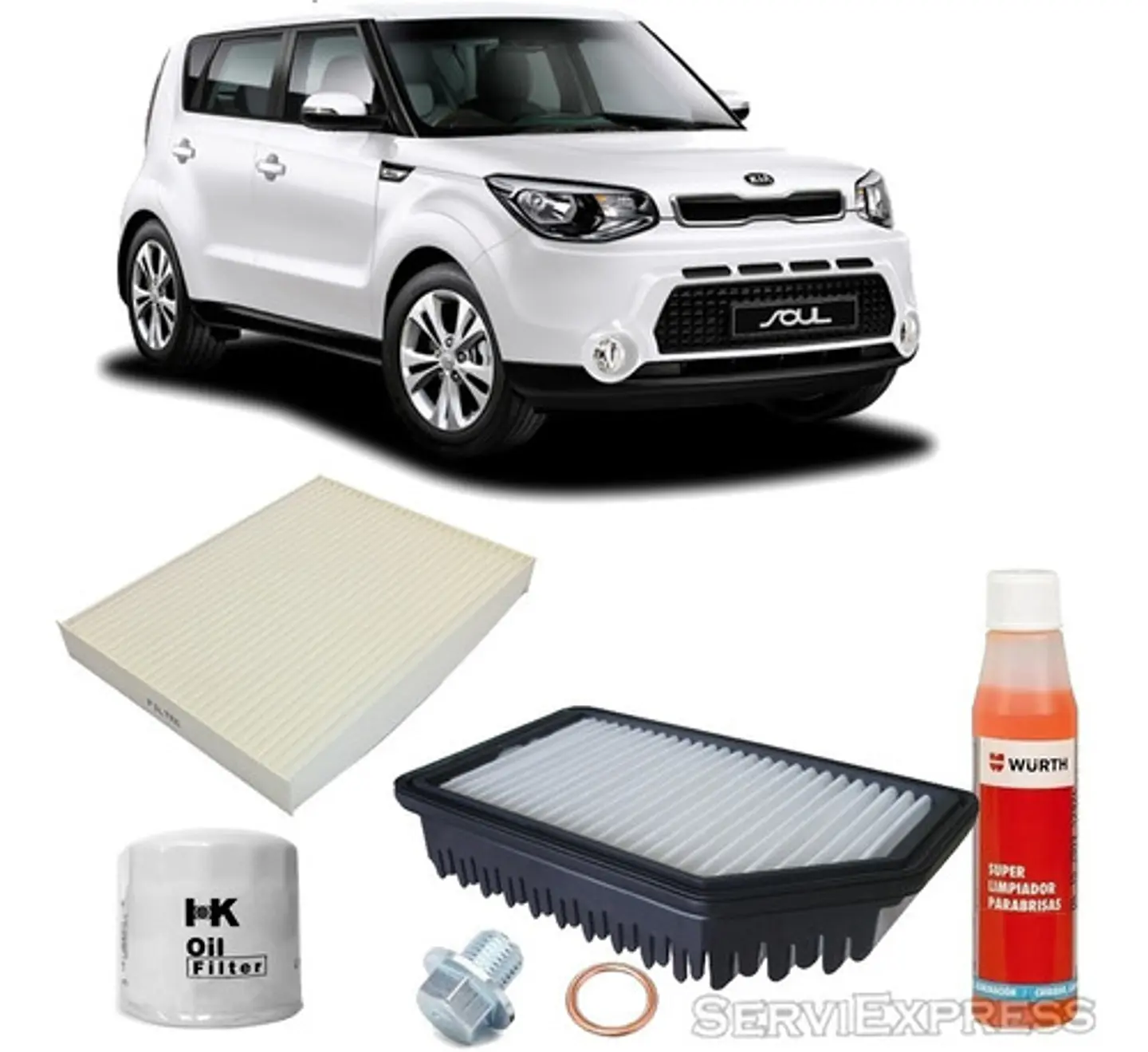 Kit De Mantencion De Kia Soul 2014 Al 2020 1