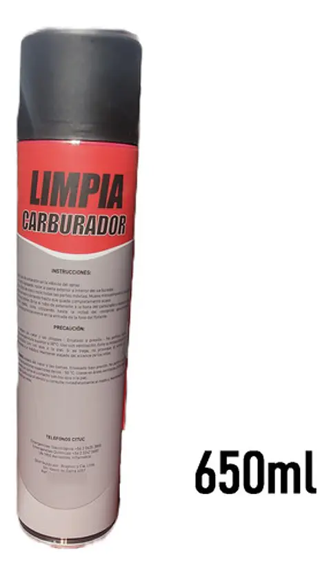 Limpia Carburador 650ml Platinum