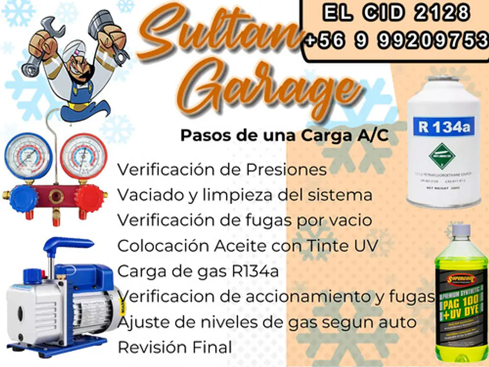 Carga De Aire Acondicionado Autos Domicilio O Local 3