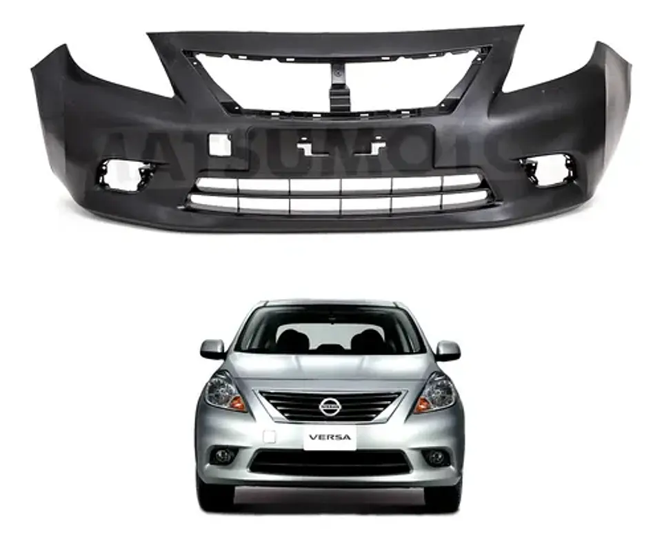 Parachoque  Nissan Versa Delantero 12-15 1
