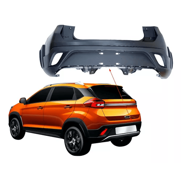 Parachoque Chery Tiggo 2 Trasero 17-23 
