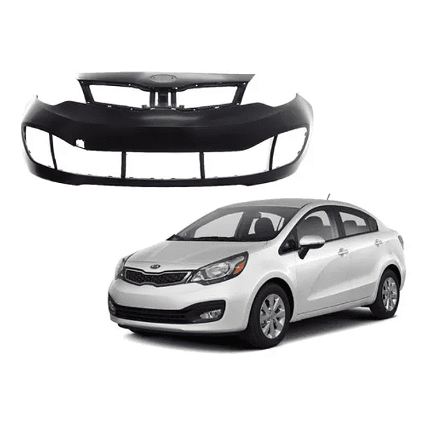 Parachoque Kia Rio 4 Sedan 12/16 Diforza Sin Rejilla Delantero