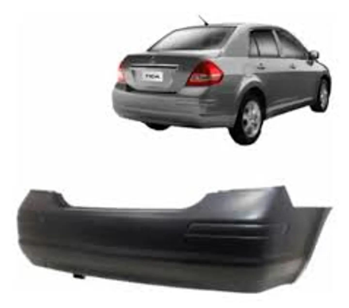 PARACHOQUE TRASERO NISSAN TIIDA SEDAN 9/16 MEXICANO  1