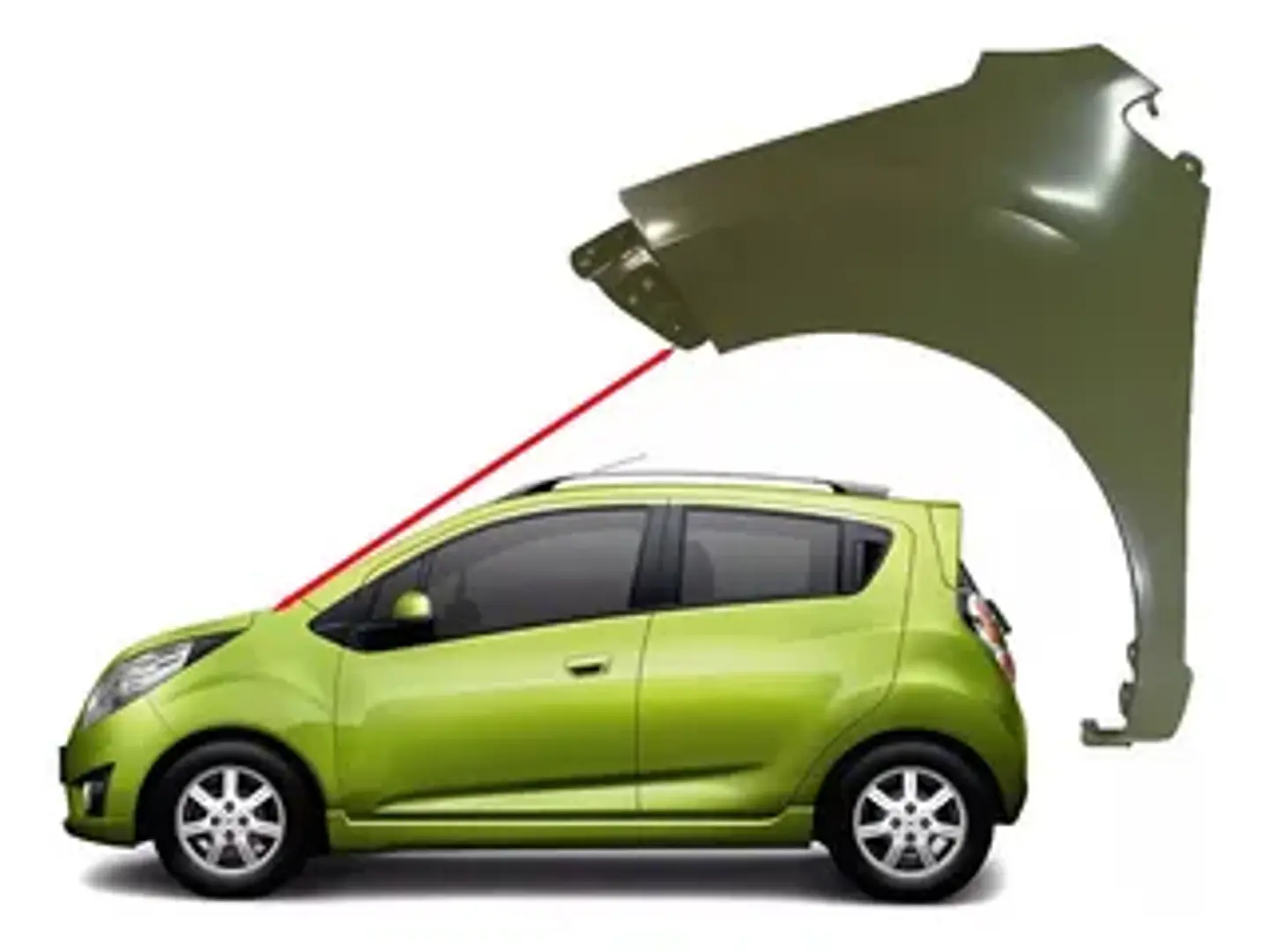 TAPABARRO CHEVROLET SPARK GT 2018/2020 RH 1