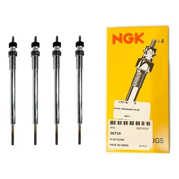 JUEGO BUJIAS D4BH NGK 