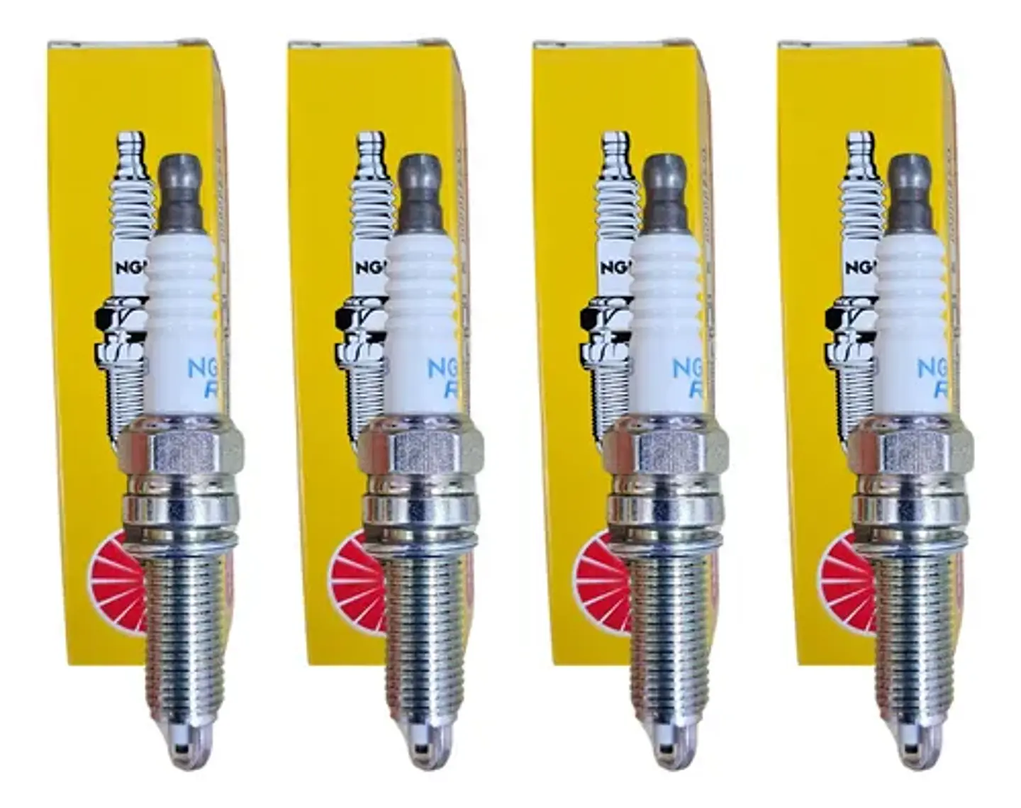 JUEGO BUJIAS ACCENT RB - SOLUTO - CERATO - ELANTRA - NGK  1