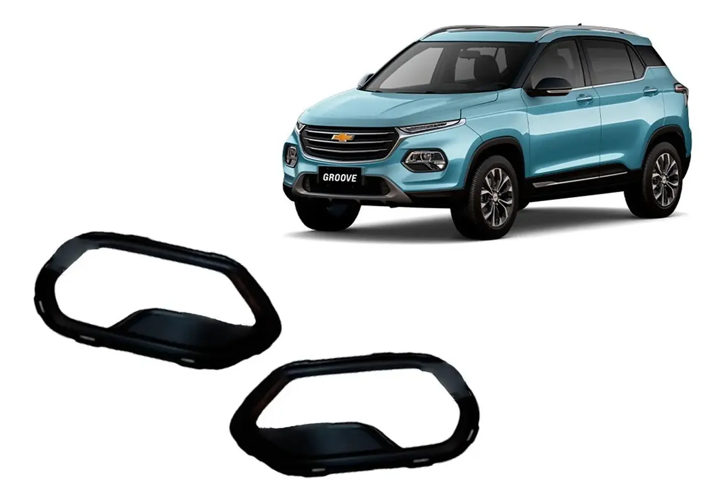 REJILLA  NEBLINERO CHEVROLET GROOVE LH  1