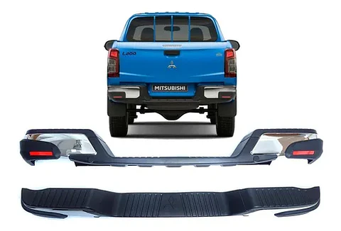 PARACHOQUE TRASERO CROMADO MITSUBISHI L200 16-18  