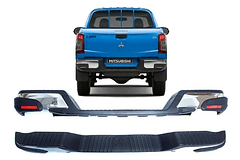 PARACHOQUE TRASERO CROMADO MITSUBISHI L200 16-18  