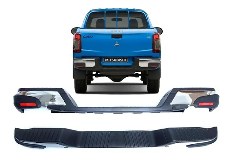 PARACHOQUE TRASERO CROMADO MITSUBISHI L200 16-18   1