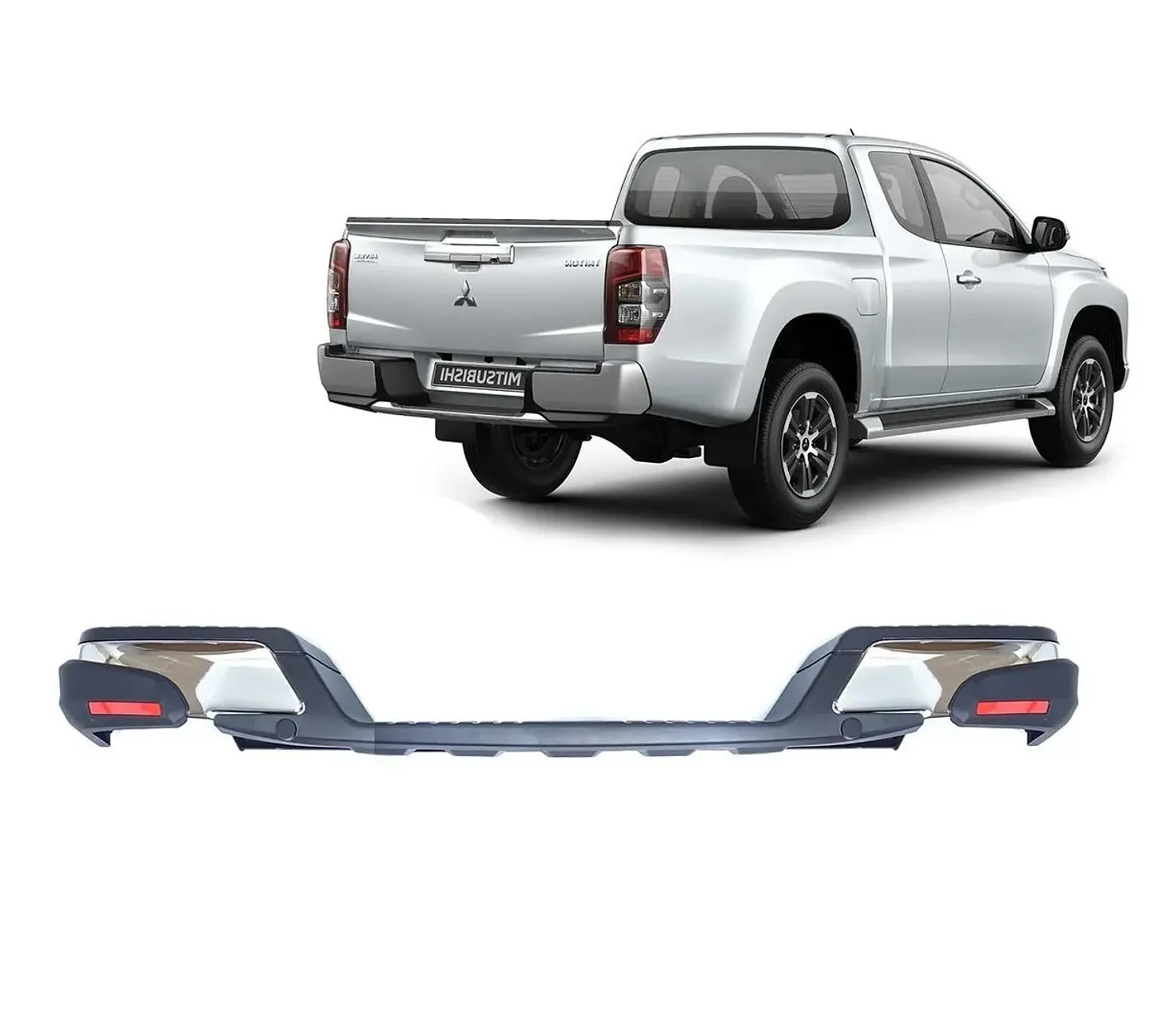 PARACHOQUE TRASERO MITSUBISHI L200 19-21  1