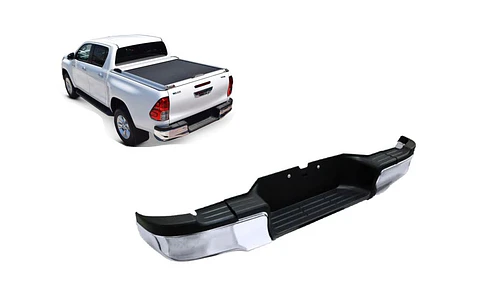 PARACHOQUE TRASERO TOYOTA HILUX REVO CROMADO 15-18 