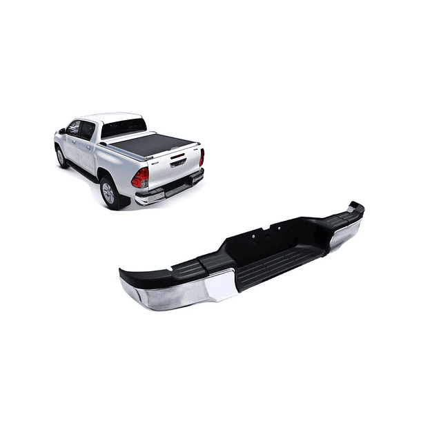 PARACHOQUE TRASERO TOYOTA HILUX REVO CROMADO 15-18 