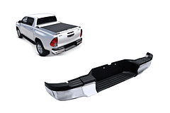 PARACHOQUE TRASERO TOYOTA HILUX REVO CROMADO 15-18 