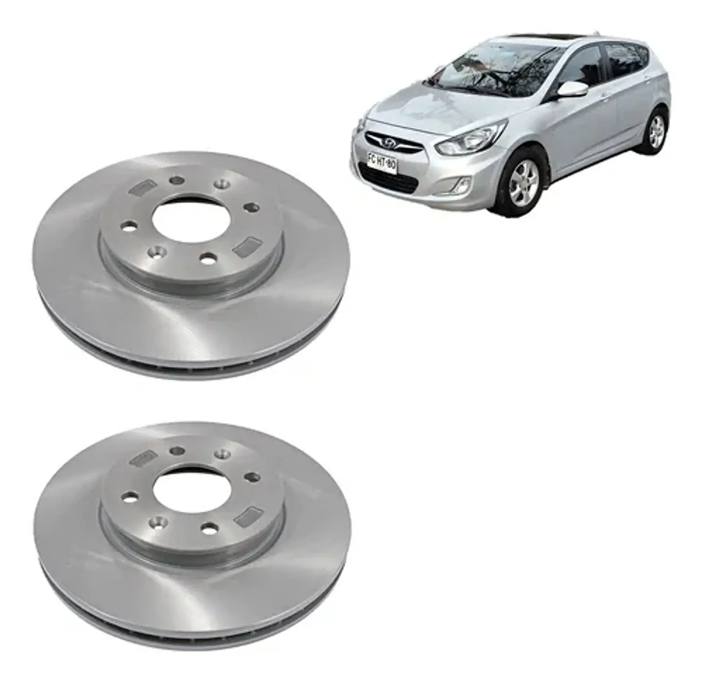 DISCO FRENO HYUNDAI ACCENT RB DELANTERO  1