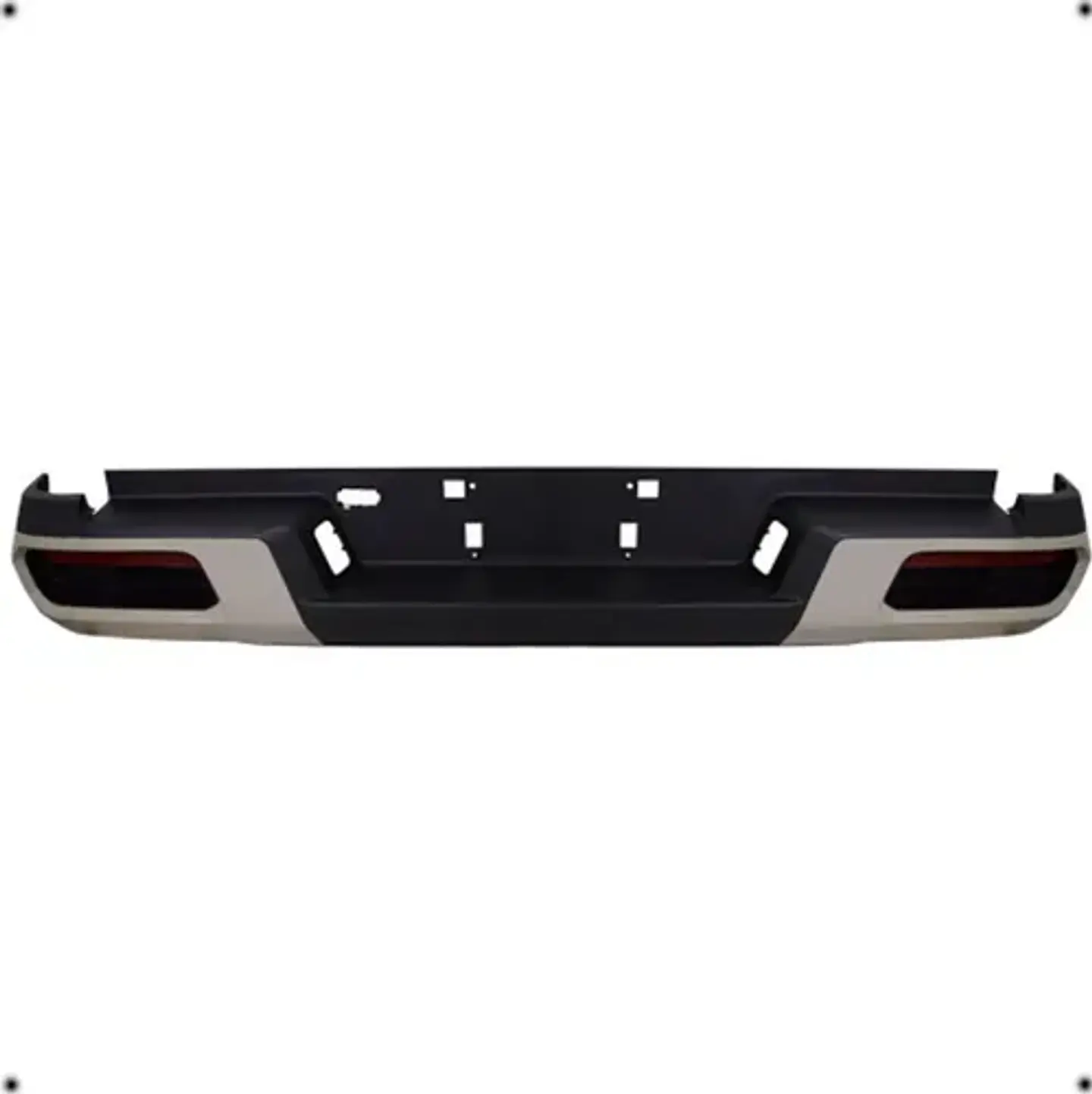 PARACHOQUE MAXUS T60 TRASERO PLATEADO  1