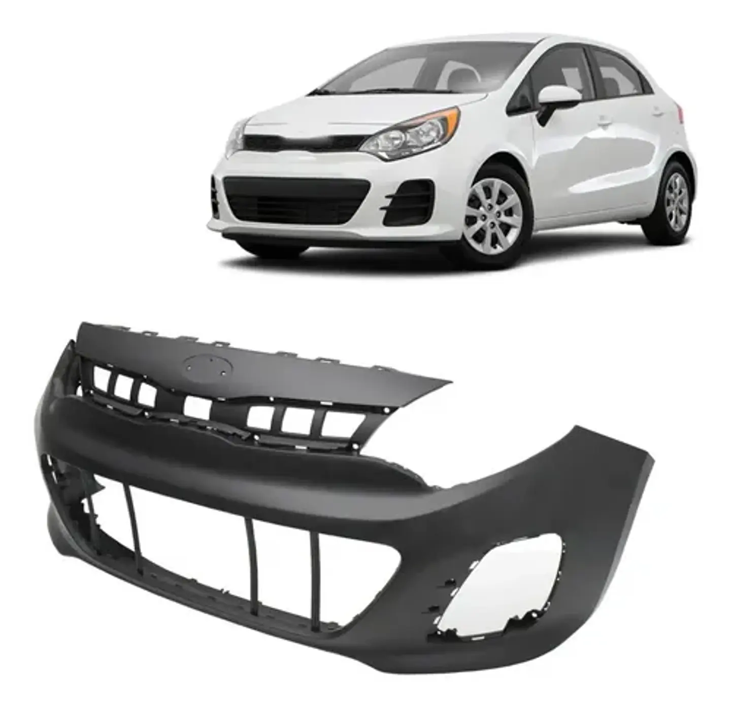 Parachoque Kia Rio 5 Delantero Sin Rejilla 16-17  1