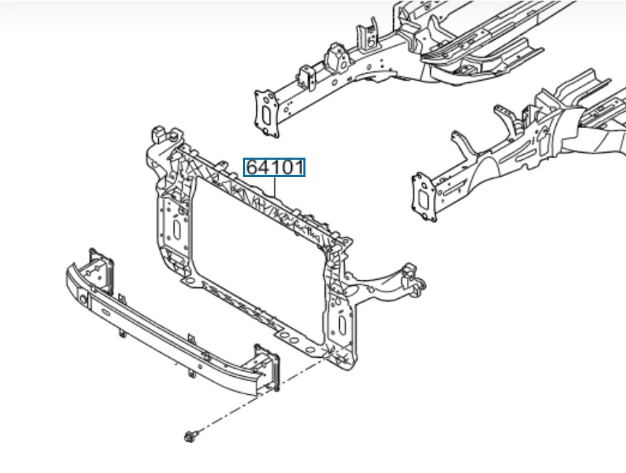 FRONTAL DELANTERO COMPLETO KIA SPORTAGE 2010-2011-2012-2013-2014-2015-2016-2017