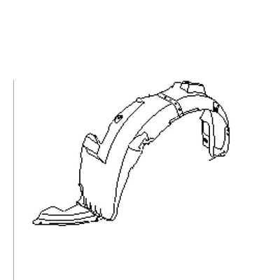 GUARDAFANGO DEL. IZQUIERDO KIA CERATO 2008-2009-2009-2010-2011-2012-2013