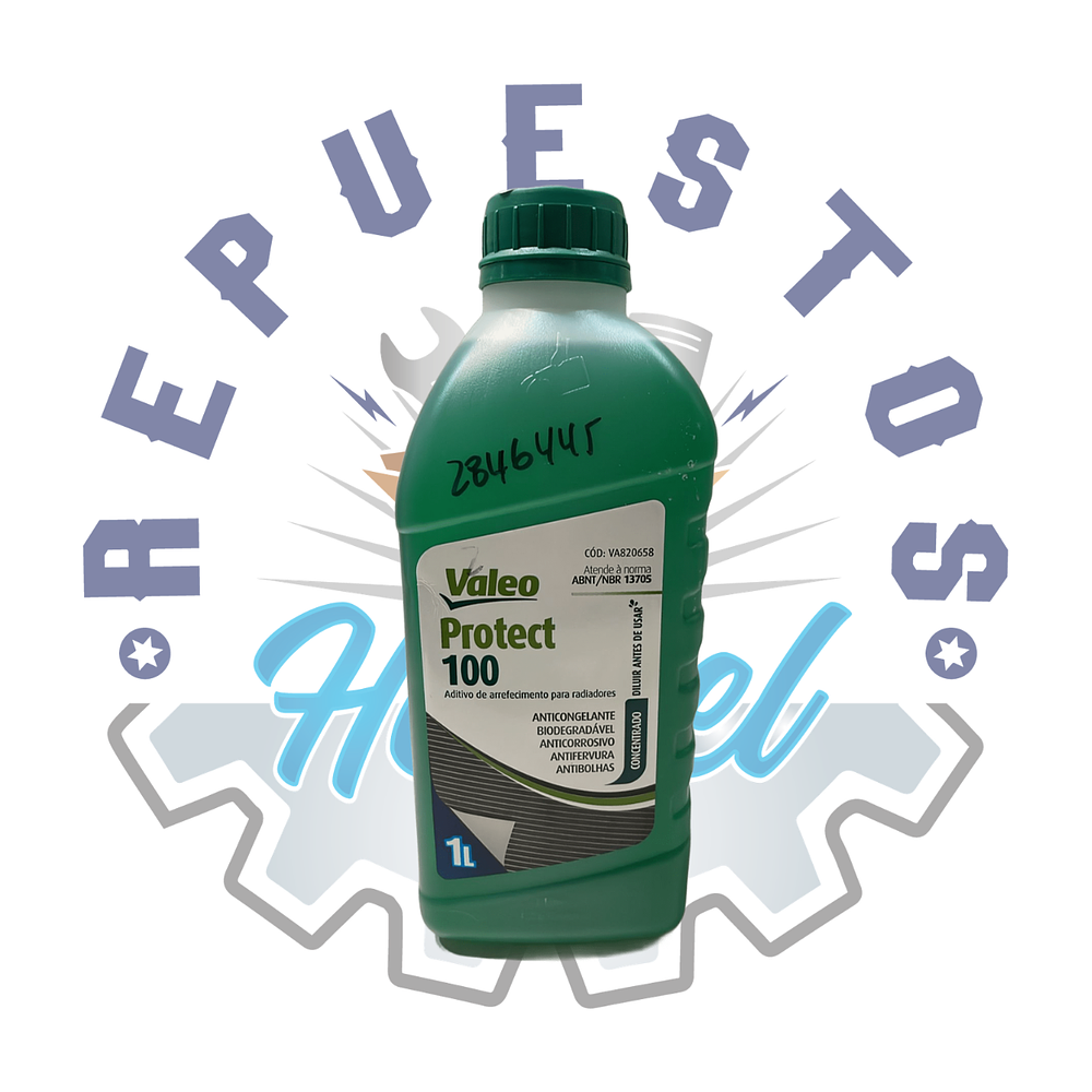 REFRIGERANTE VALEO PROTECTIV 100 VERDE 1LT 