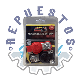 SET TERMINAL DE BATERIA CON PROTECTOR PLASTICO 