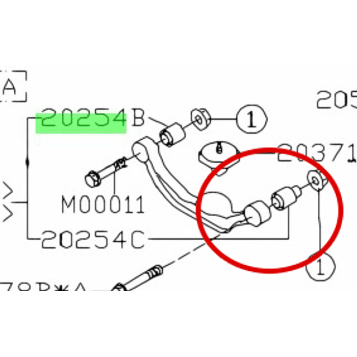 Buje Suspension Trasera Legacy Outback Forester Impreza 2