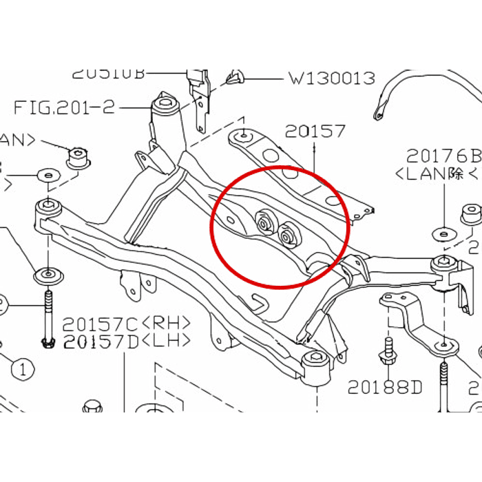 Buje Diferencial Trasero Legacy Outback Forester Impreza 2