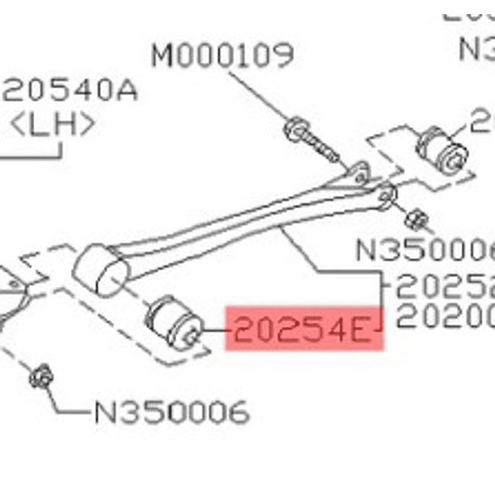 Buje Suspension Trasera Legacy Outback Forester Impreza 2