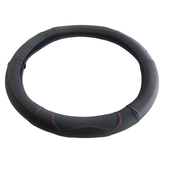 Cubrevolante Cuero hilo Rojo Blanco o Negro