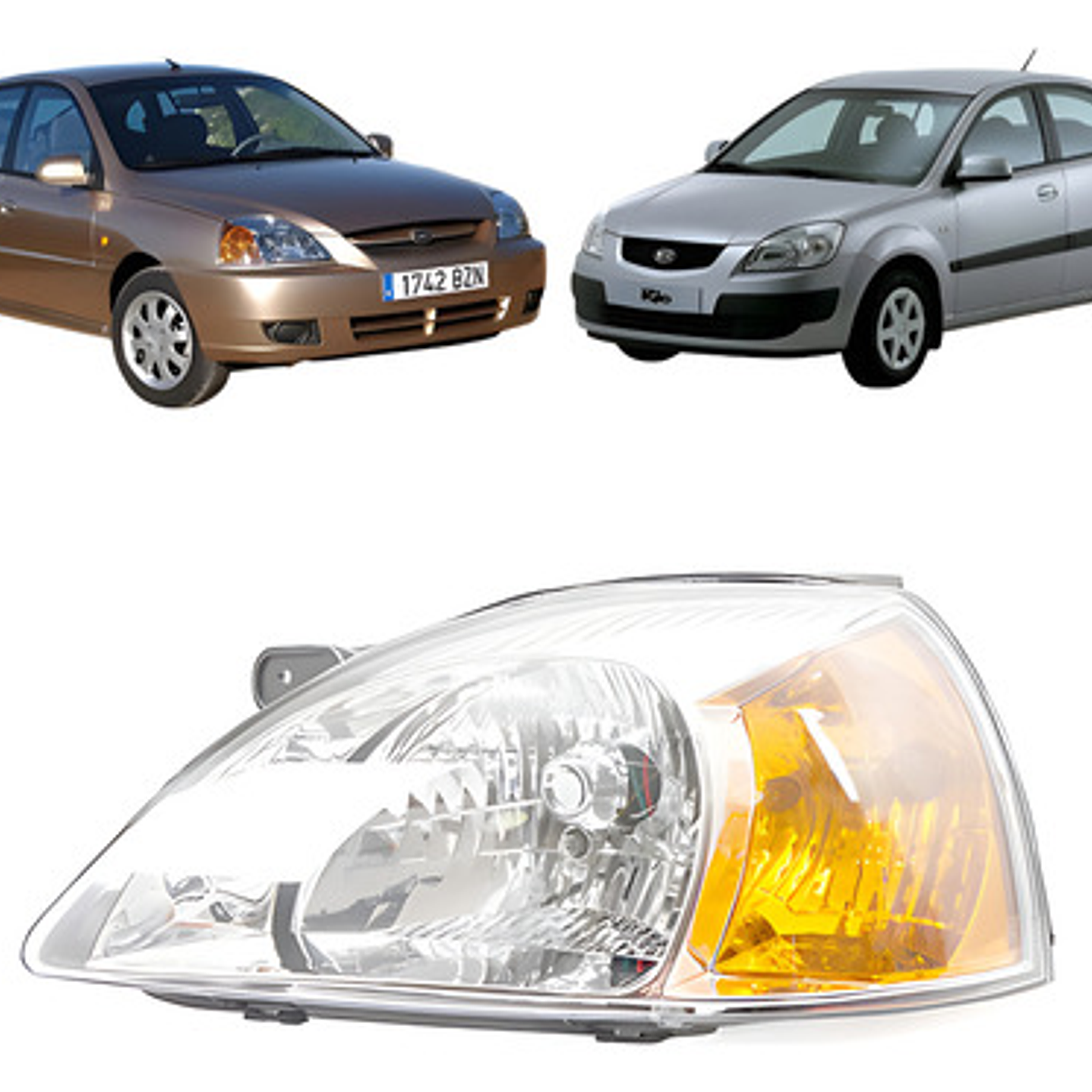 Optico Izquierdo Kia Rio Ii Rs 2003-2006 1