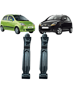 Kit 2 Bandejas Delanteras Inferiores Spark 2004 a 2016