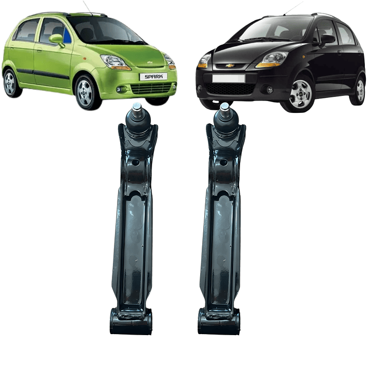 Kit 2 Bandejas Delanteras Inferiores Spark 2004 a 2016 1