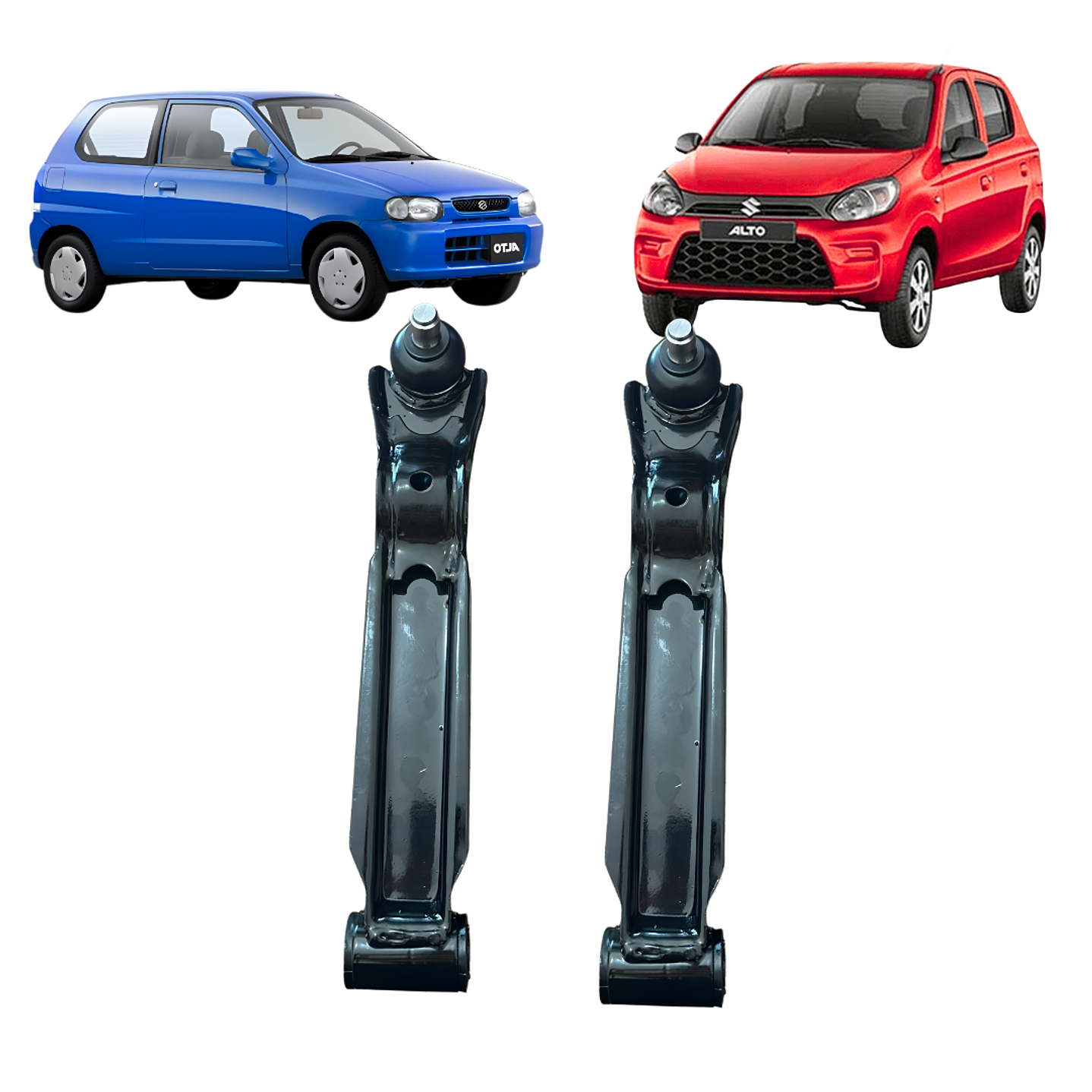 Par Bandejas Delanteras Inferiores Suzuki Alto 1996-2020 1