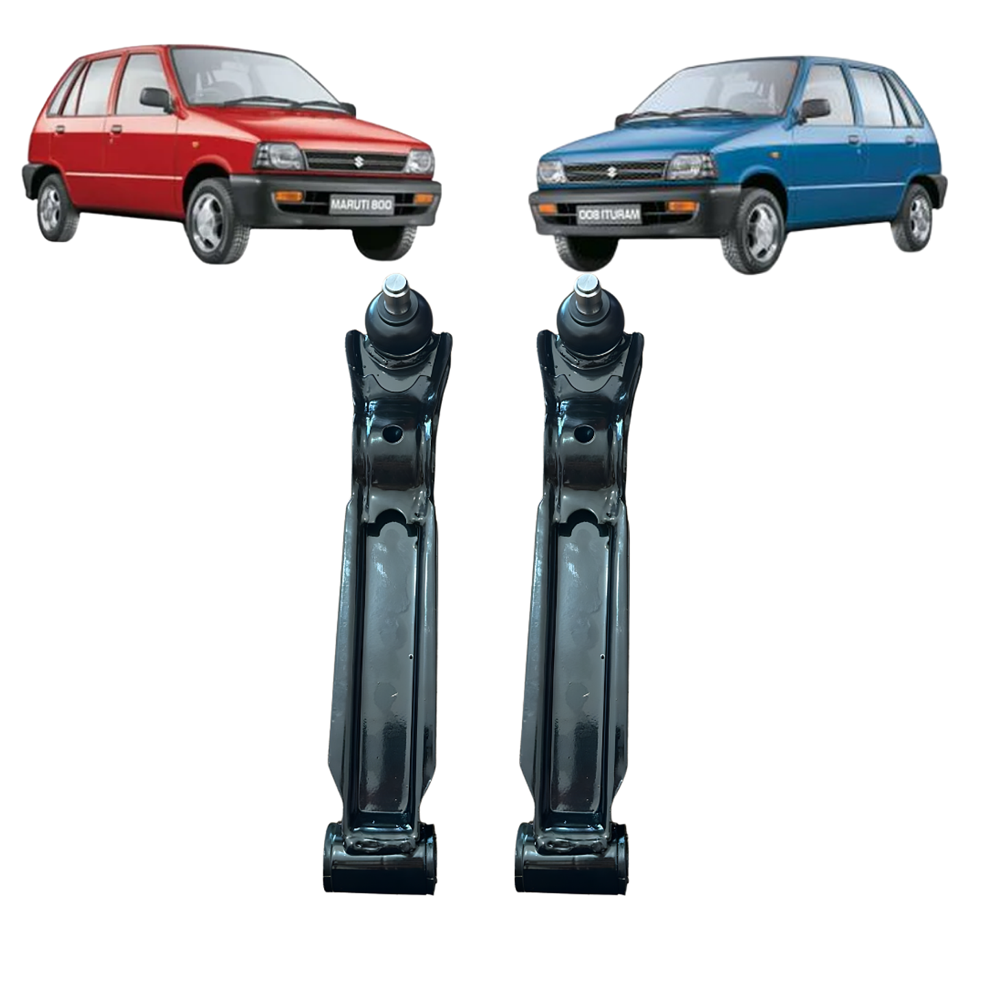 Par Bandejas Delanteras Inferiores Suzuki Maruti 1995-2009 1