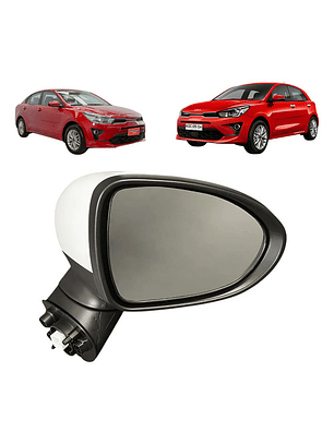 Espejo Derecho Sin Señalizador Kia Rio 4 Y 5*