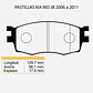 Pastillas De Freno Delanteras Kia Rio Jb 2006-2011 - Miniatura 3