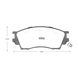 PASTILLA FRENO D0643XPF TOYOTA HILUX 4WD 99/... DAIHATSU JEEP TERIOS 05/07 MAZDA B-2500 4X4	