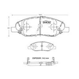 PASTILLAS FRENO TROOP TRP 623 : NISSAN VERSA 1.6 09/11 NISSAN TIIDA 1.6 06/...	