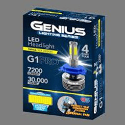 AMPOLLETA LED H3 GENIUS 6000K, 7200LM UNIDAD	