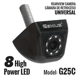 CAMARA DE RETROCESO GENIUS 8 HIGH POWER LED	