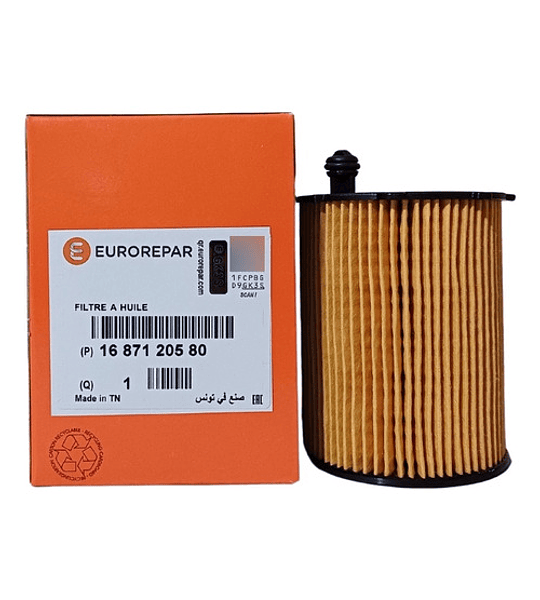 Filtro Aceite Eurorepar Peugeot Partner - 301 1.6 Hdi