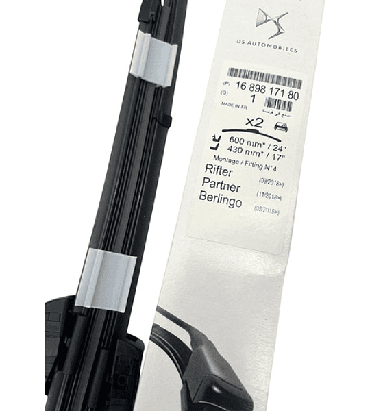 Juego Plumillas Originales Para Peugeot Partner K9