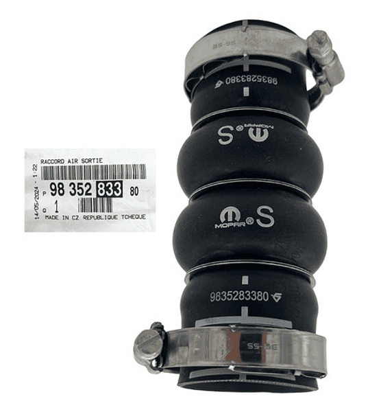 Manguera Salida Intercooler Peugeot 2008 Dv5 Original