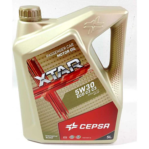 Aceite De Motor 5w30 Xtar C2 C3 Dpf De 5 Litros Cepsa Petroleros